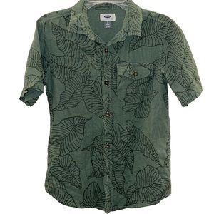 Old Navy Boys’ Summer Patterned Youth Button Down